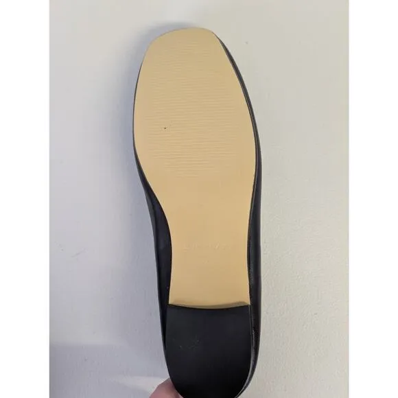 Everlane Day Mary Jane Ballet Flats Womens 9 Black Leather Preppy Minimal NWOT