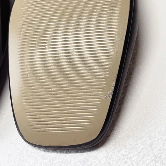 Everlane The Day Loafer Flats Italian Leather Shoes Black Size 11 NEW