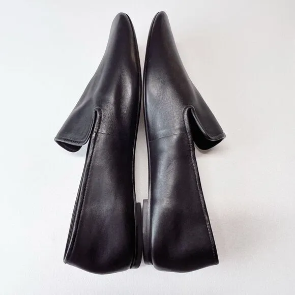 Everlane The Day Loafer Flats Italian Leather Shoes Black Size 11 NEW