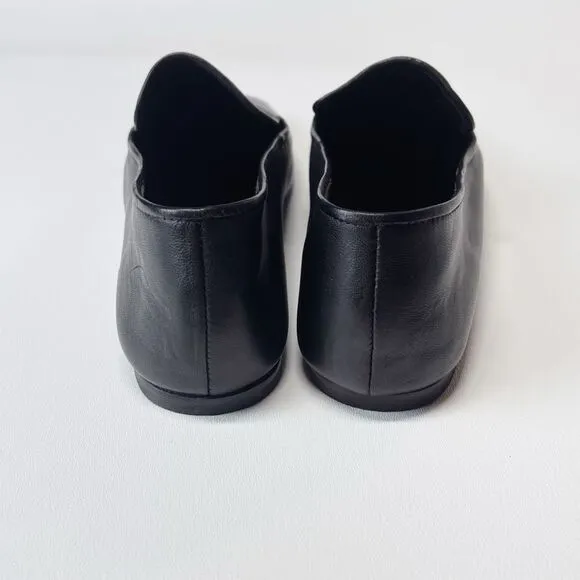 Everlane The Day Loafer Flats Italian Leather Shoes Black Size 11 NEW