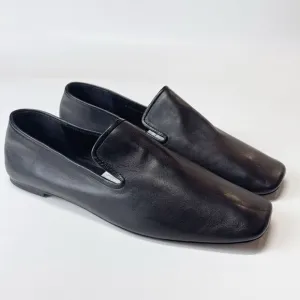 Everlane The Day Loafer Flats Italian Leather Shoes Black Size 11 NEW