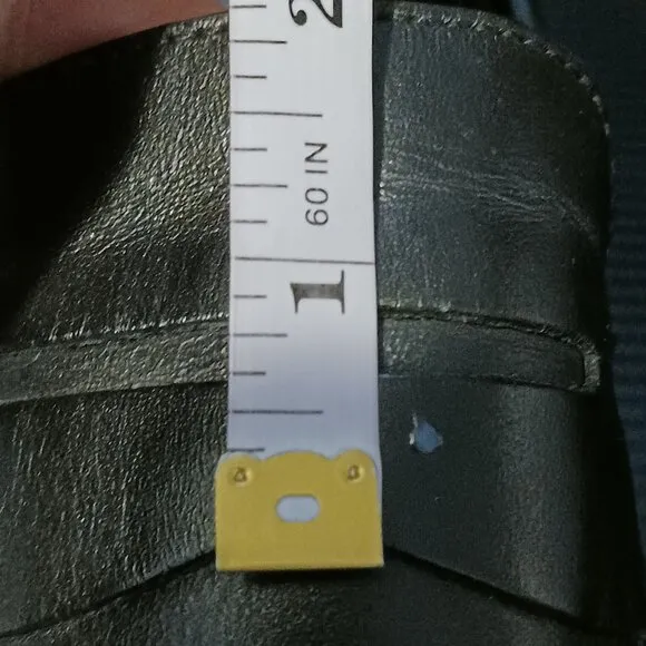 Everlane The Lug Loafer Black Leather Size 8 Womens Slip-On Shoes
