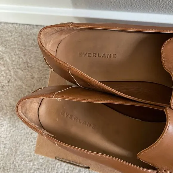 EVERLANE The Modern Loafer Leather Camel Tan (10)