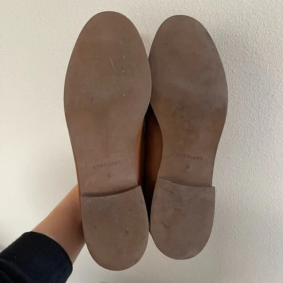 EVERLANE The Modern Loafer Leather Camel Tan (10)