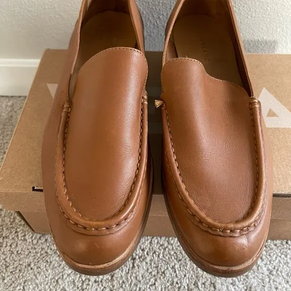 EVERLANE The Modern Loafer Leather Camel Tan (10)