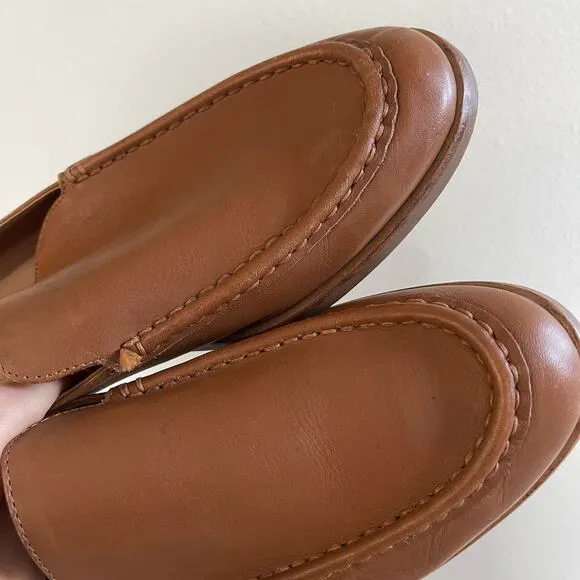 EVERLANE The Modern Loafer Leather Camel Tan (10)