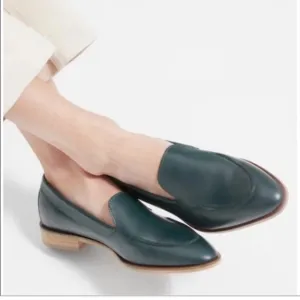 Everlane The Modern Loafers in Ivy Green NEW