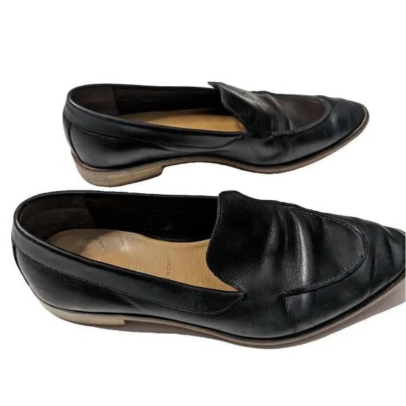 Everlane The Modern Loafers Slip On Pointed Toe Black Size 9