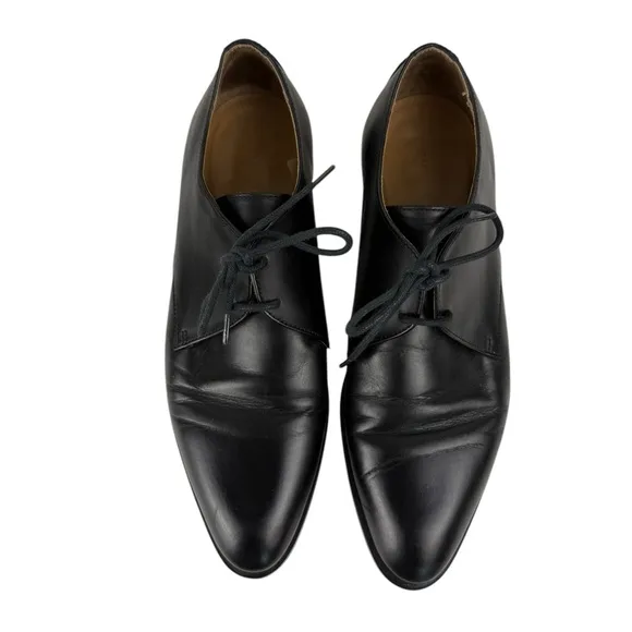 Everlane The Modern Oxford 100% Italian leather Loafers Black 7.5