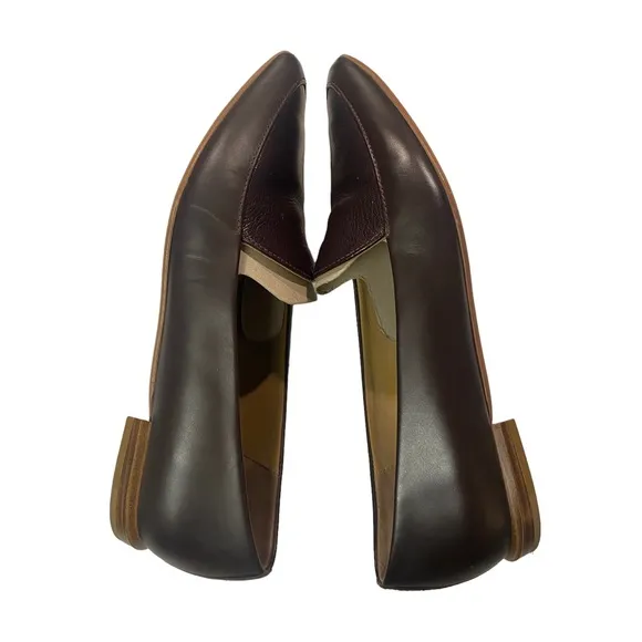 Everlane The Modern Point Brown Loafers Size 8