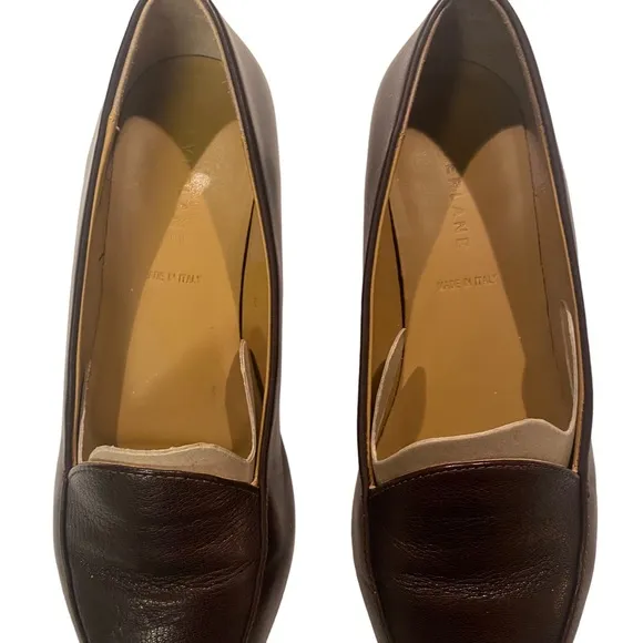 Everlane The Modern Point Brown Loafers Size 8