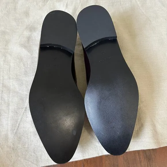 EVERLANE The Modern Tassel Loafers Oxblood Leather Slip On Preppy