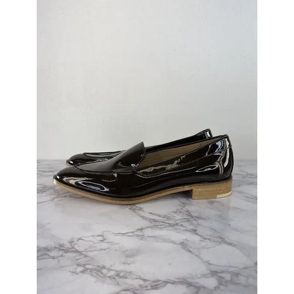 Everlane Women's The Modern Patent Leather Loafers Brown Size 8.5