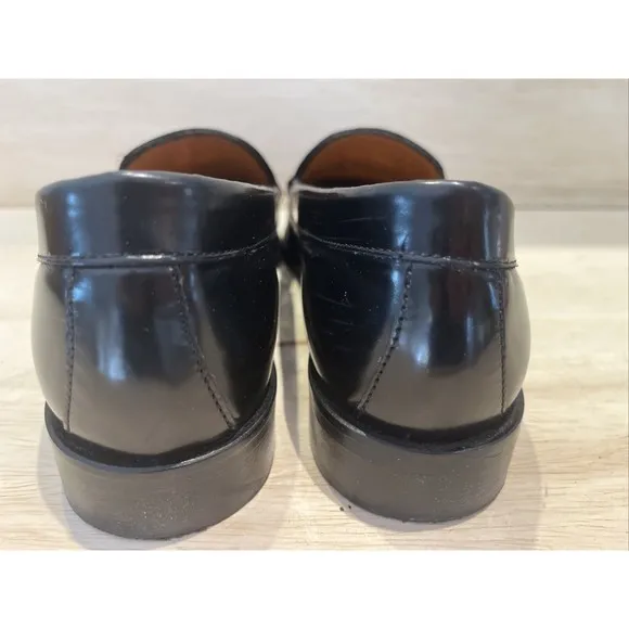 Everlane Womens The Modern Tassel Loafers in Black size 6 Oxfords Shoes slip ons