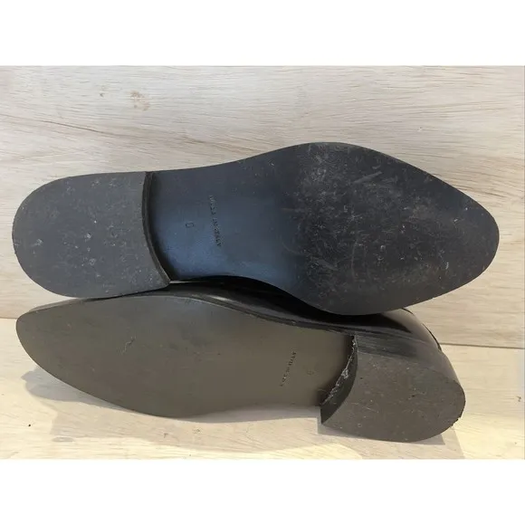 Everlane Womens The Modern Tassel Loafers in Black size 6 Oxfords Shoes slip ons