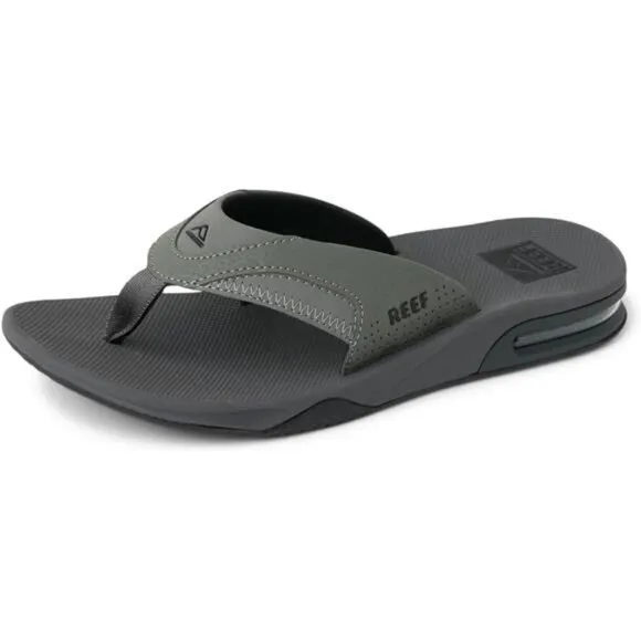 Fanning Men's Bottle Opener Flip Flop, Arch Support, Durable Outsole