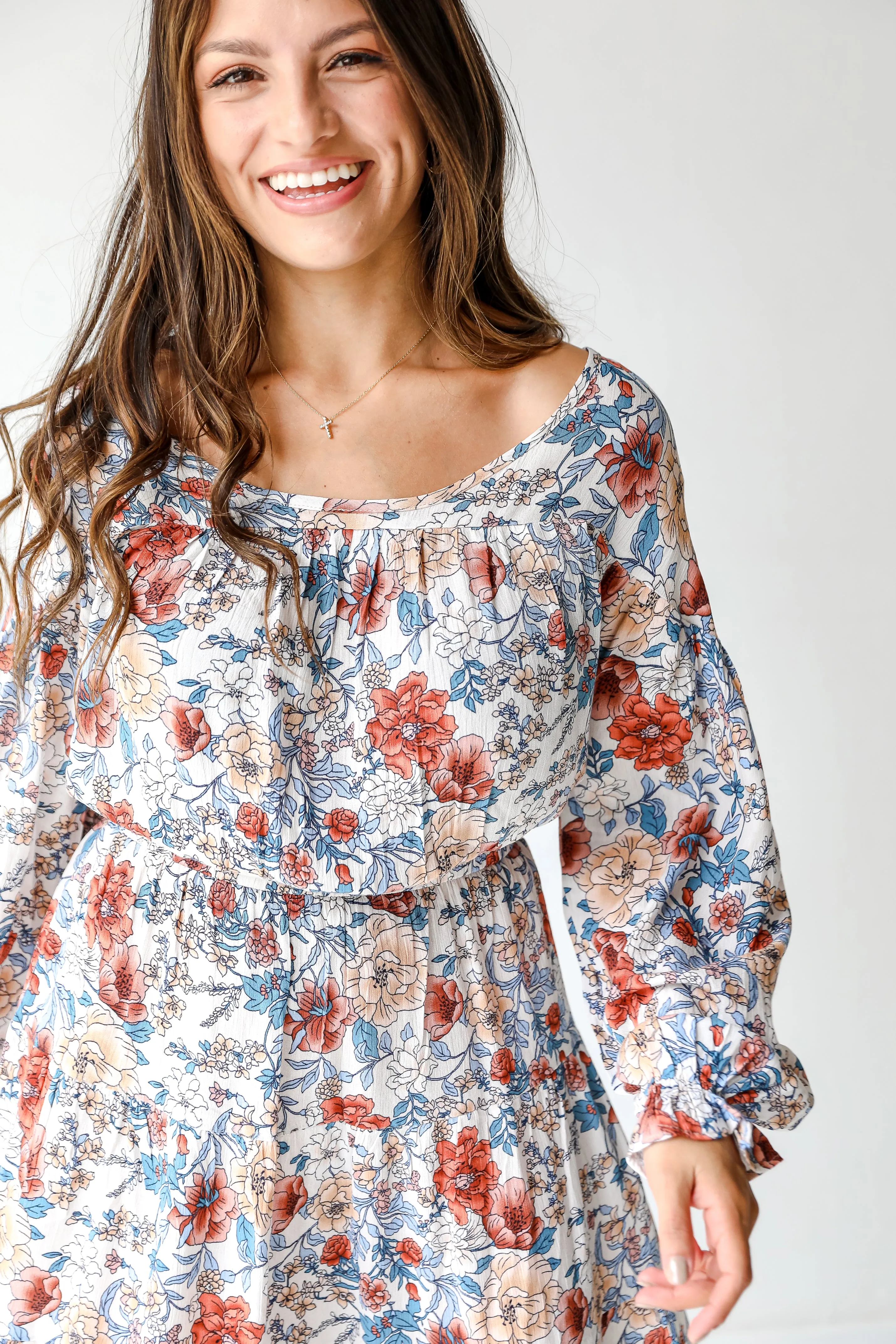 FINAL SALE - Carefree Living Floral Mini Dress