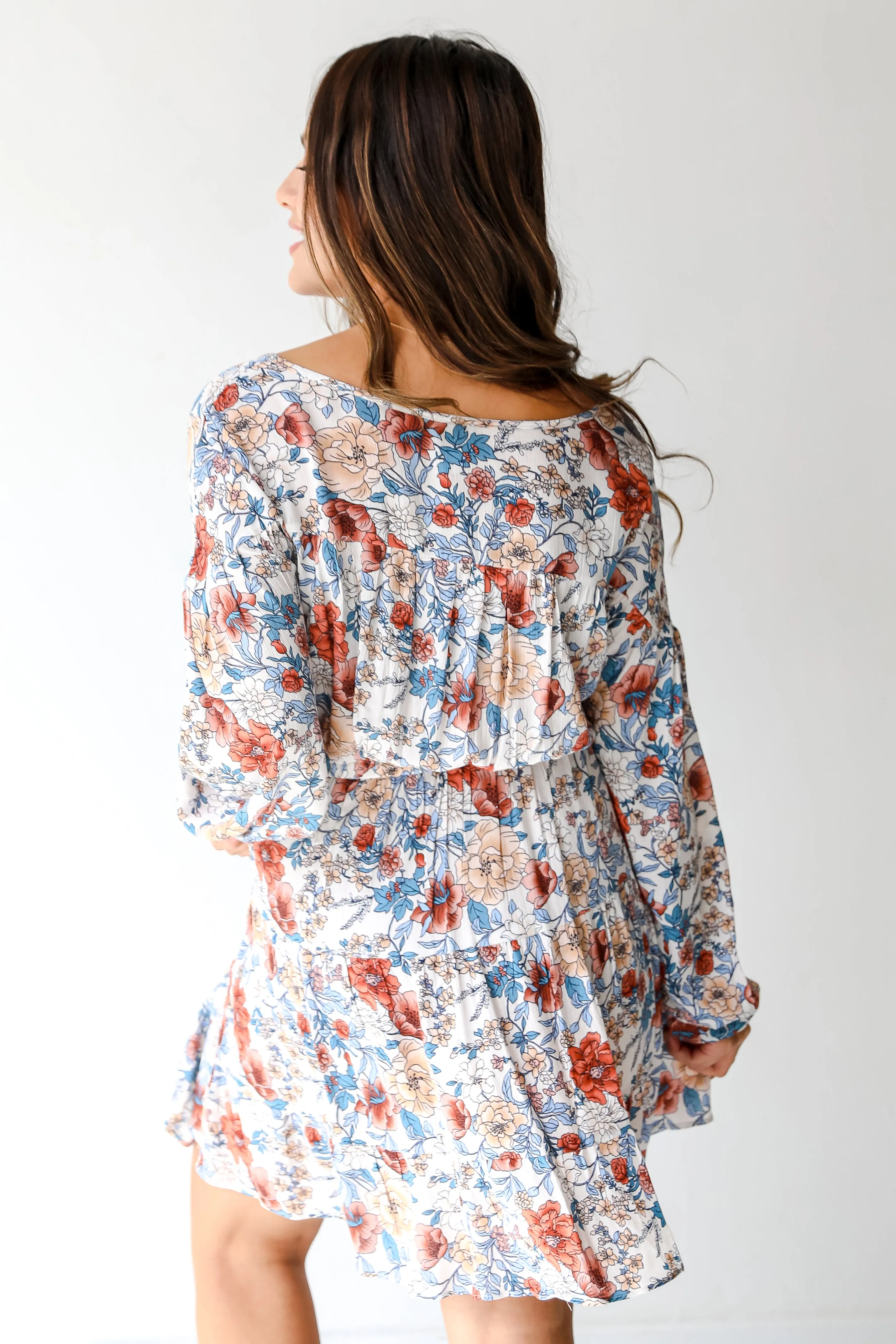 FINAL SALE - Carefree Living Floral Mini Dress