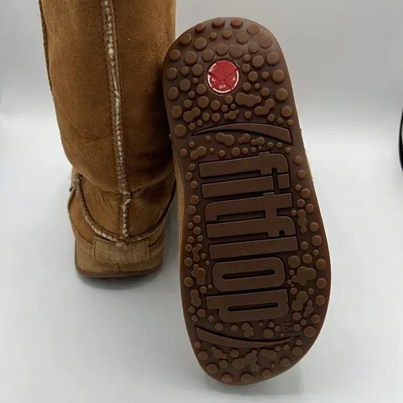 Fitflop shearling and suede boots Size 6 B37