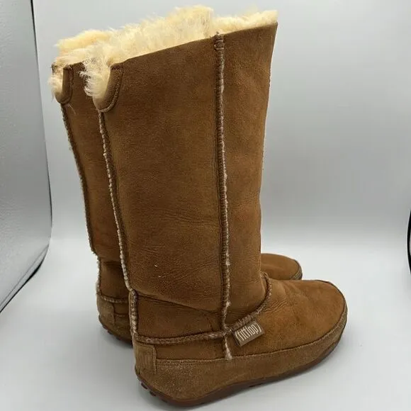 Fitflop shearling and suede boots Size 6 B37