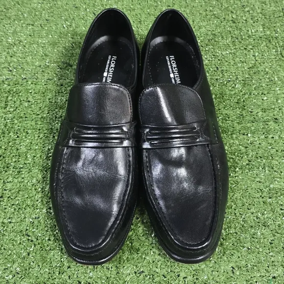 FLORSHEIM | COMO MOC TOE STRAP GENUINE LEATHER LOAFERS