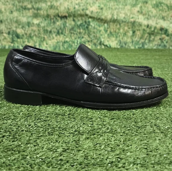 FLORSHEIM | COMO MOC TOE STRAP GENUINE LEATHER LOAFERS