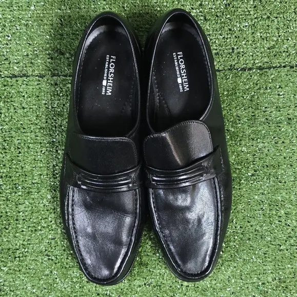FLORSHEIM | COMO MOC TOE STRAP GENUINE LEATHER LOAFERS