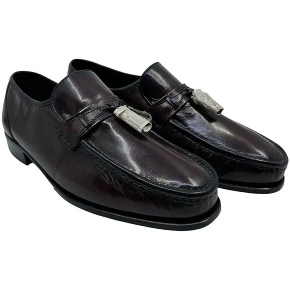 Florsheim Mens Shoes 11 3E Brown Leather Tassel Loafers Slip On Moc Toe 17090-18