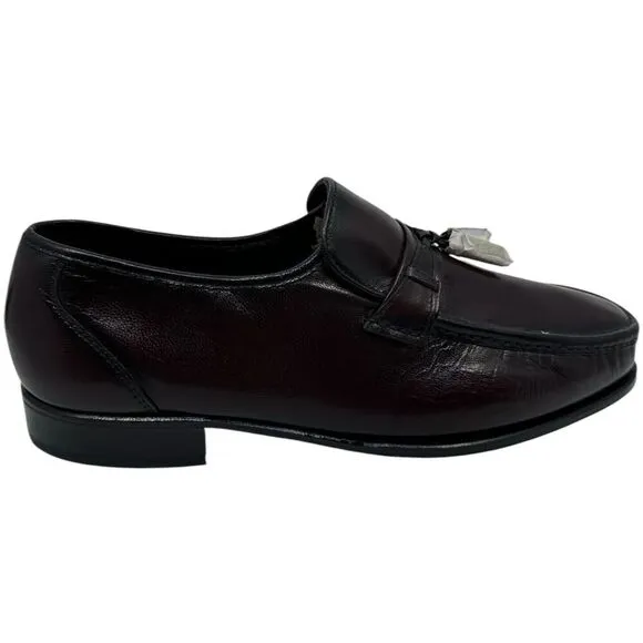 Florsheim Mens Shoes 11 3E Brown Leather Tassel Loafers Slip On Moc Toe 17090-18