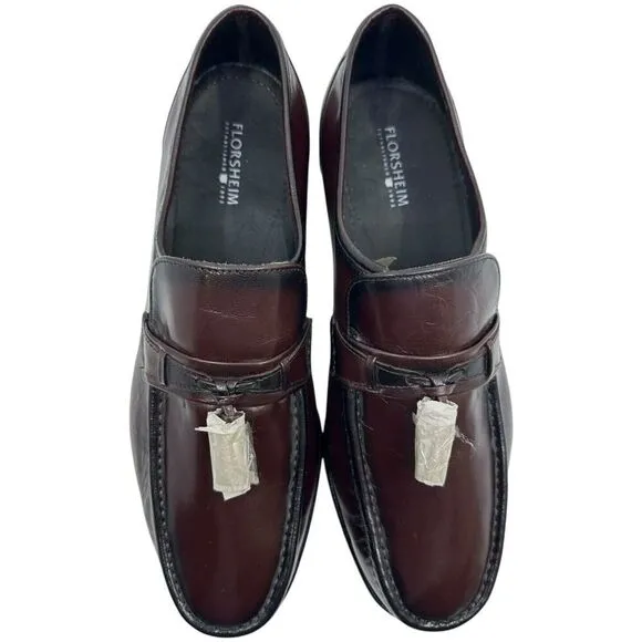 Florsheim Mens Shoes 11 3E Brown Leather Tassel Loafers Slip On Moc Toe 17090-18