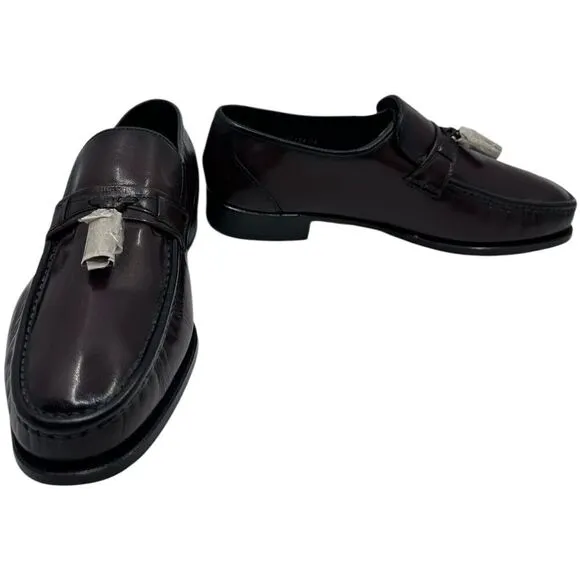 Florsheim Mens Shoes 11 3E Brown Leather Tassel Loafers Slip On Moc Toe 17090-18