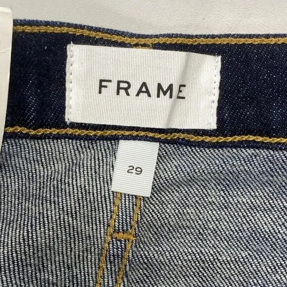 FRAME Women's Le Nouveau Straight Jeans – Size 29 – Blue – High Rise – NWT