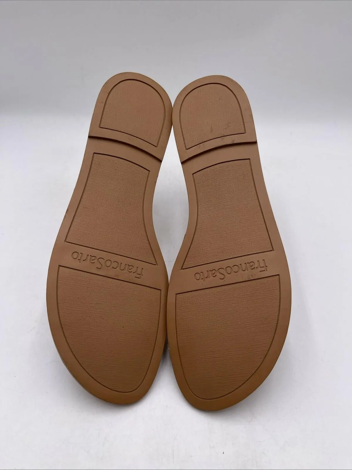 Franco Sarto Glora Womens Leather Dressy Espadrilles Brown Size 9M - Very Good