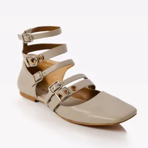 FREE PEOPLE Hart Buckle Flats / Cafe