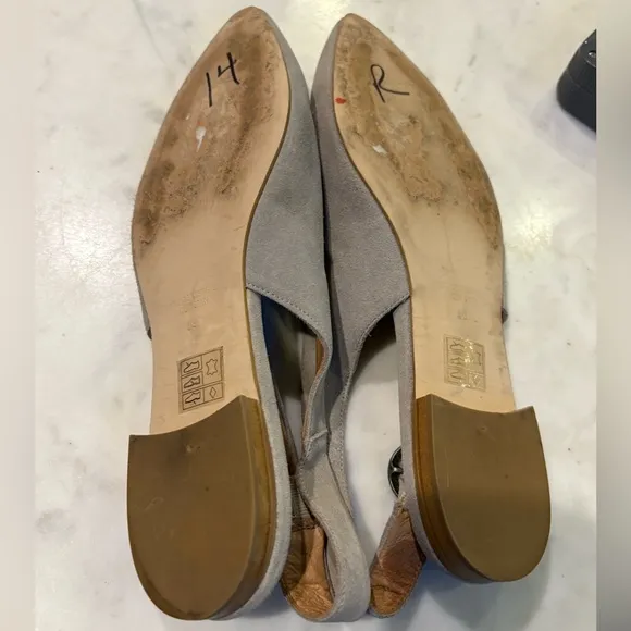 Free People Slingback Pointy Toe Flats