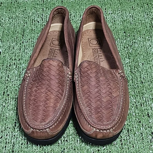 FRENCH SHRINER | GARTH WOVEN LEATHER LOAFERS