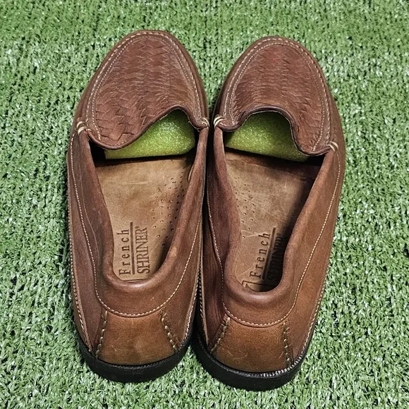 FRENCH SHRINER | GARTH WOVEN LEATHER LOAFERS