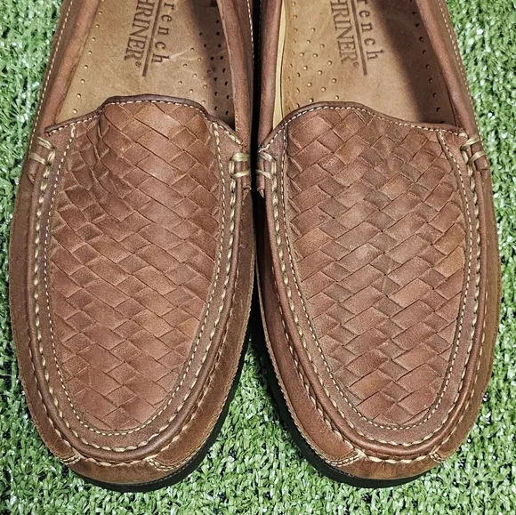 FRENCH SHRINER | GARTH WOVEN LEATHER LOAFERS