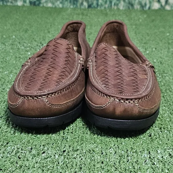 FRENCH SHRINER | GARTH WOVEN LEATHER LOAFERS