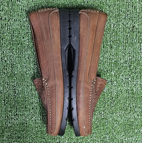 FRENCH SHRINER | GARTH WOVEN LEATHER LOAFERS