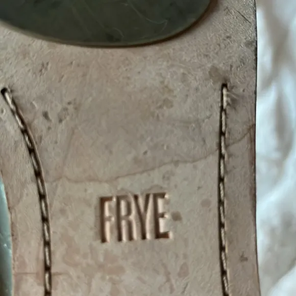 Frye Kenzie Slingback Flat Ivory