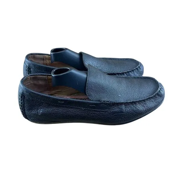 Frye Mesa Black Leather Slip On Loafers Mens Size US 10.5 Not Insoles