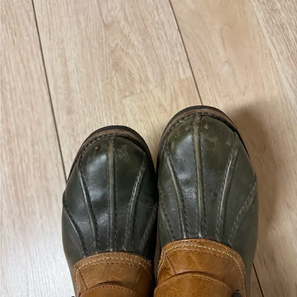 Frye Veronica Shearling Leather Duck Boots