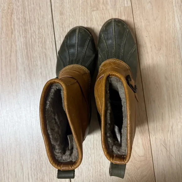 Frye Veronica Shearling Leather Duck Boots