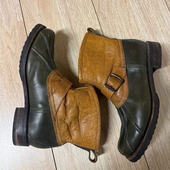 Frye Veronica Shearling Leather Duck Boots