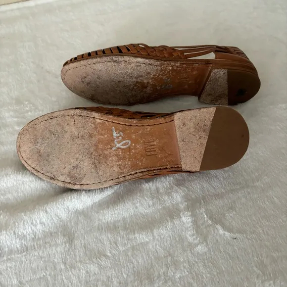 Frye Woman’s Heather Huarache Sandals Tan Sz 7 B
