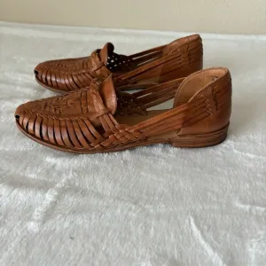 Frye Woman’s Heather Huarache Sandals Tan Sz 7 B