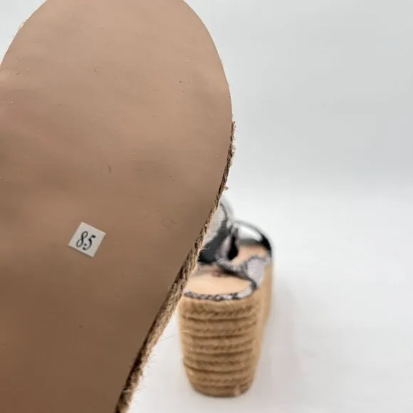 FSJ Women Chic Open Toe Platform Wedge High Heel Espadrilles Sandals Fashion Ank