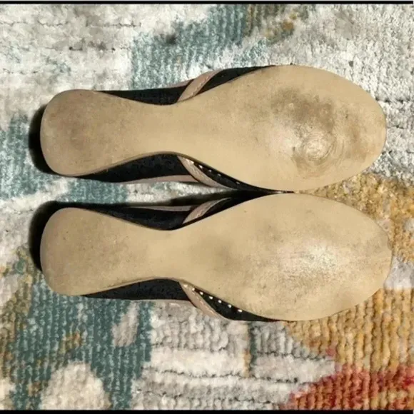 Fuchsia Brand Handmade Beaded Embroidered “Magnifique” Flats EUC