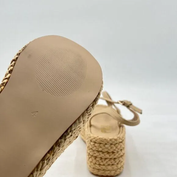 FYS Women Espadrilles Open Toe Platform Sandals Cross Strap Buckle Ankle Slingba